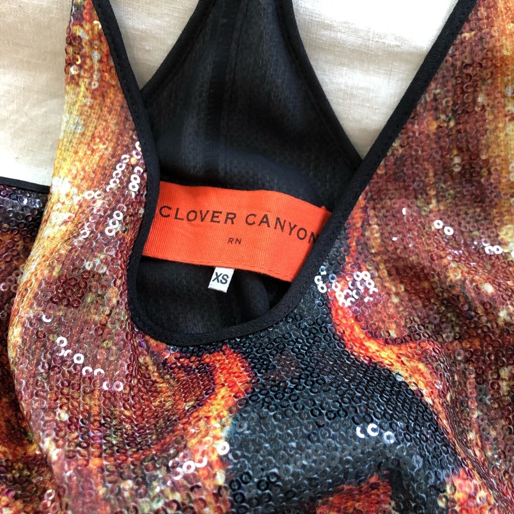 Clover Canyon Dubai in the Sky Sequin Dress XS - Picture 5 of 7